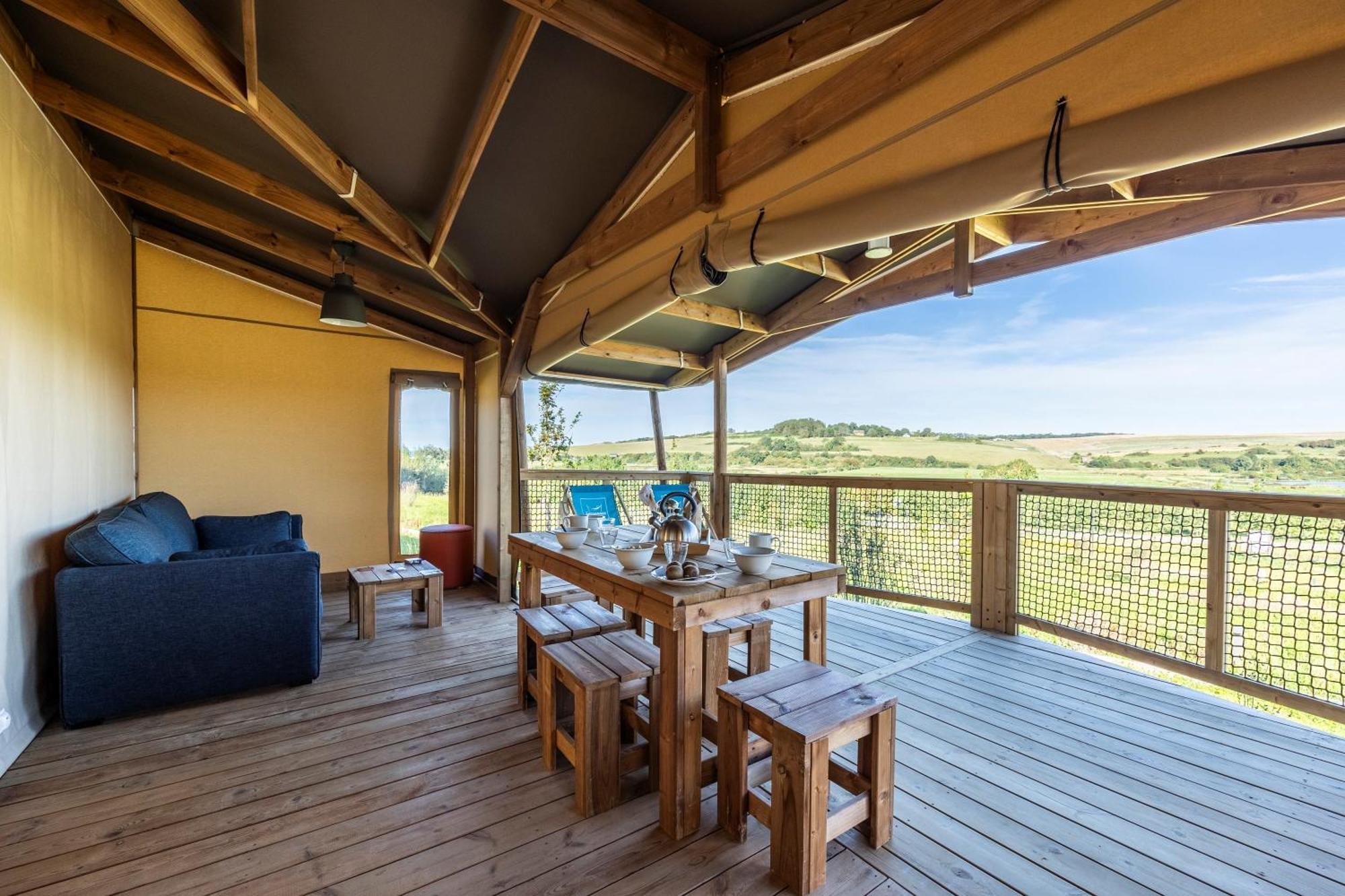 Camping Domaine Saane Et Mer Quiberville Exterior photo